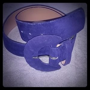 The Leather Shop Purple Belt Vintage M